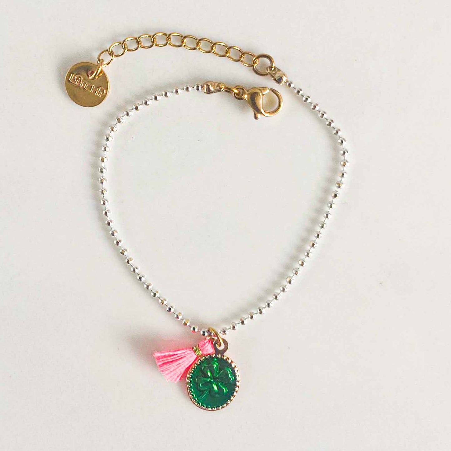 Bracelet bubble Lucky Trèfle