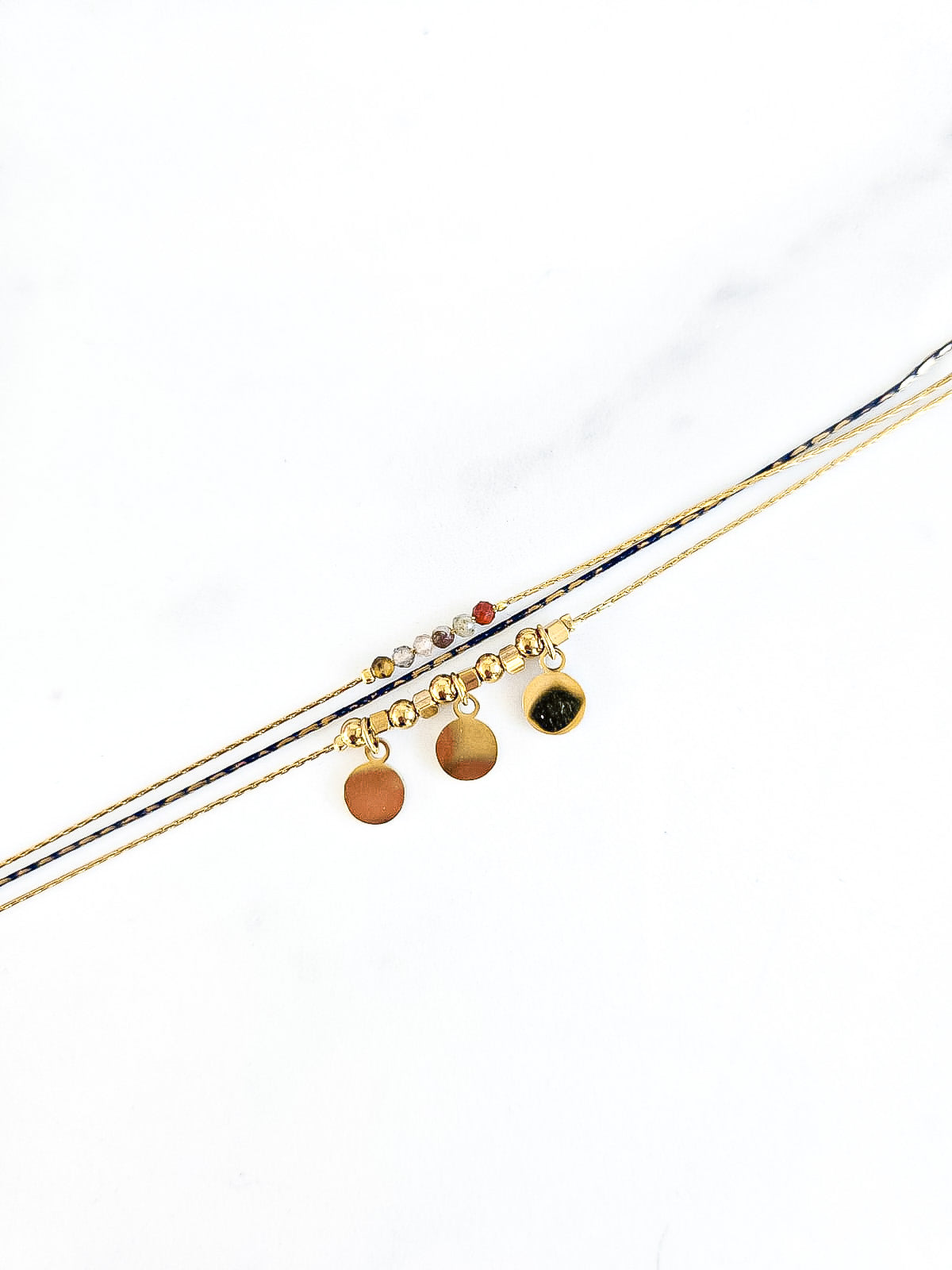 Bracelet triple Stone Ronds