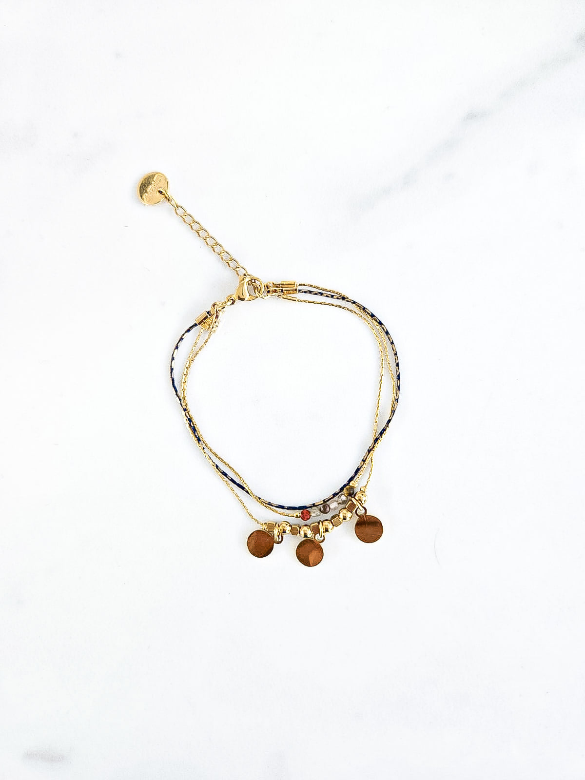 Bracelet triple Stone Ronds