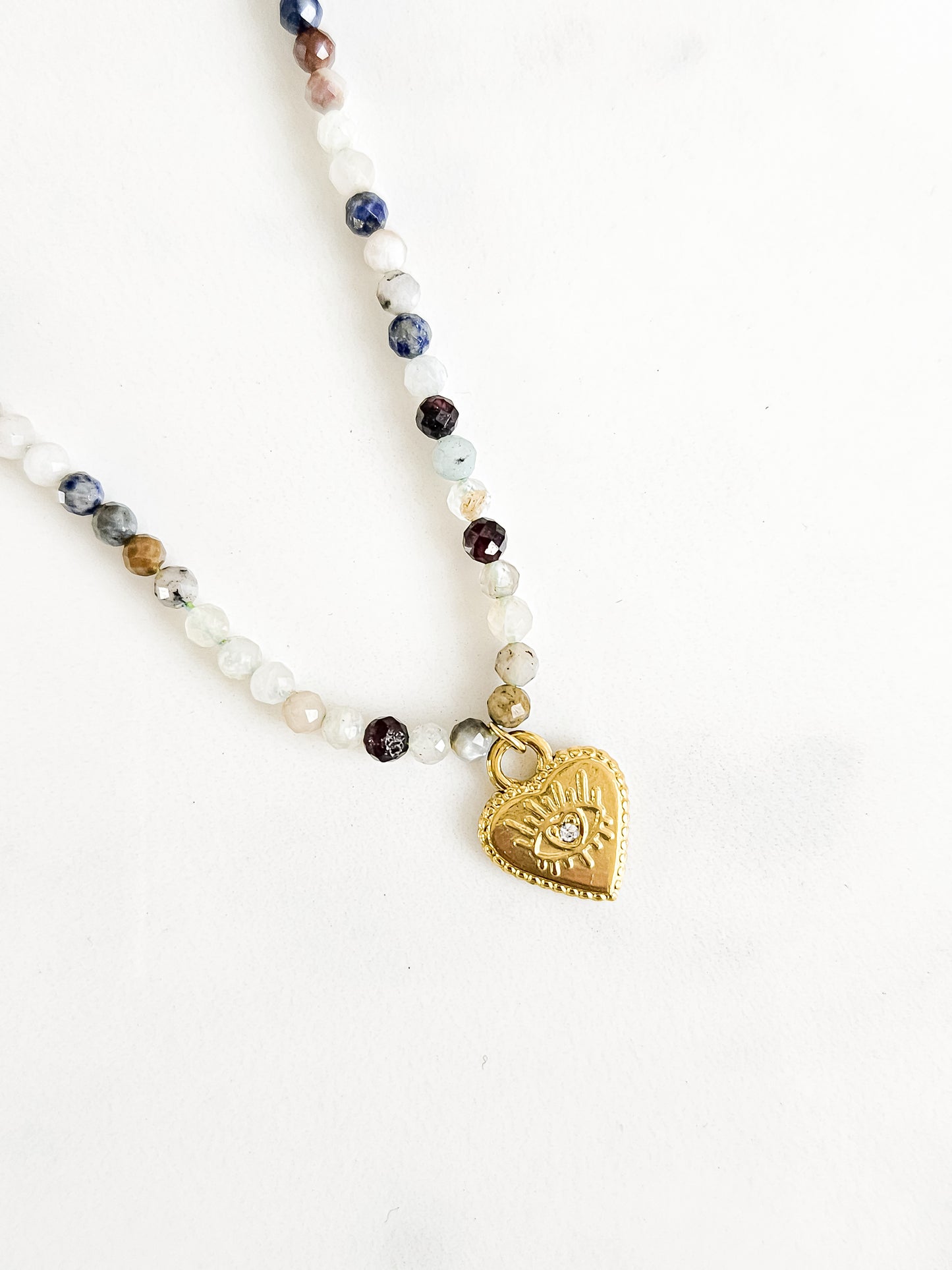 Collier Stone Coeur