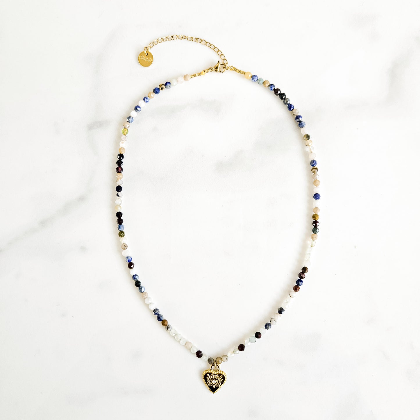 Collier Stone Coeur