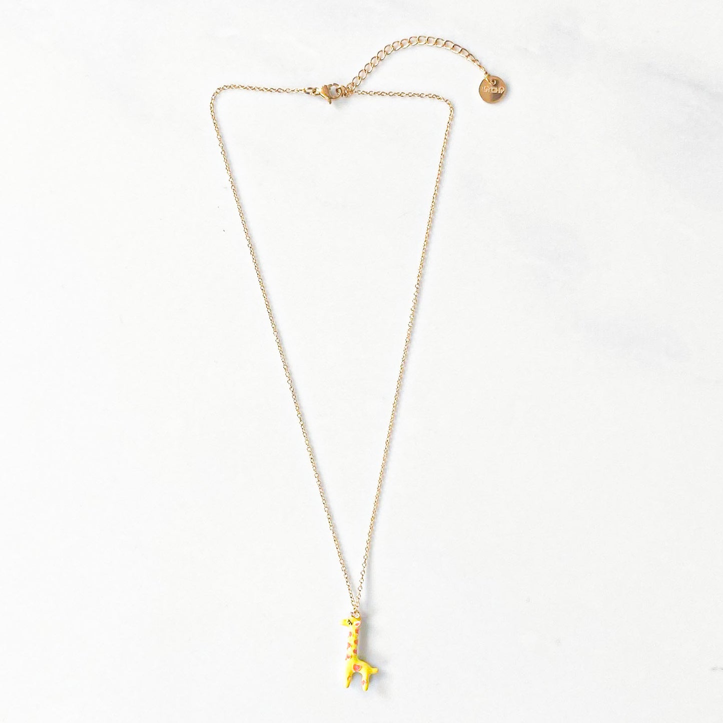 Chaîne pendentif girafe