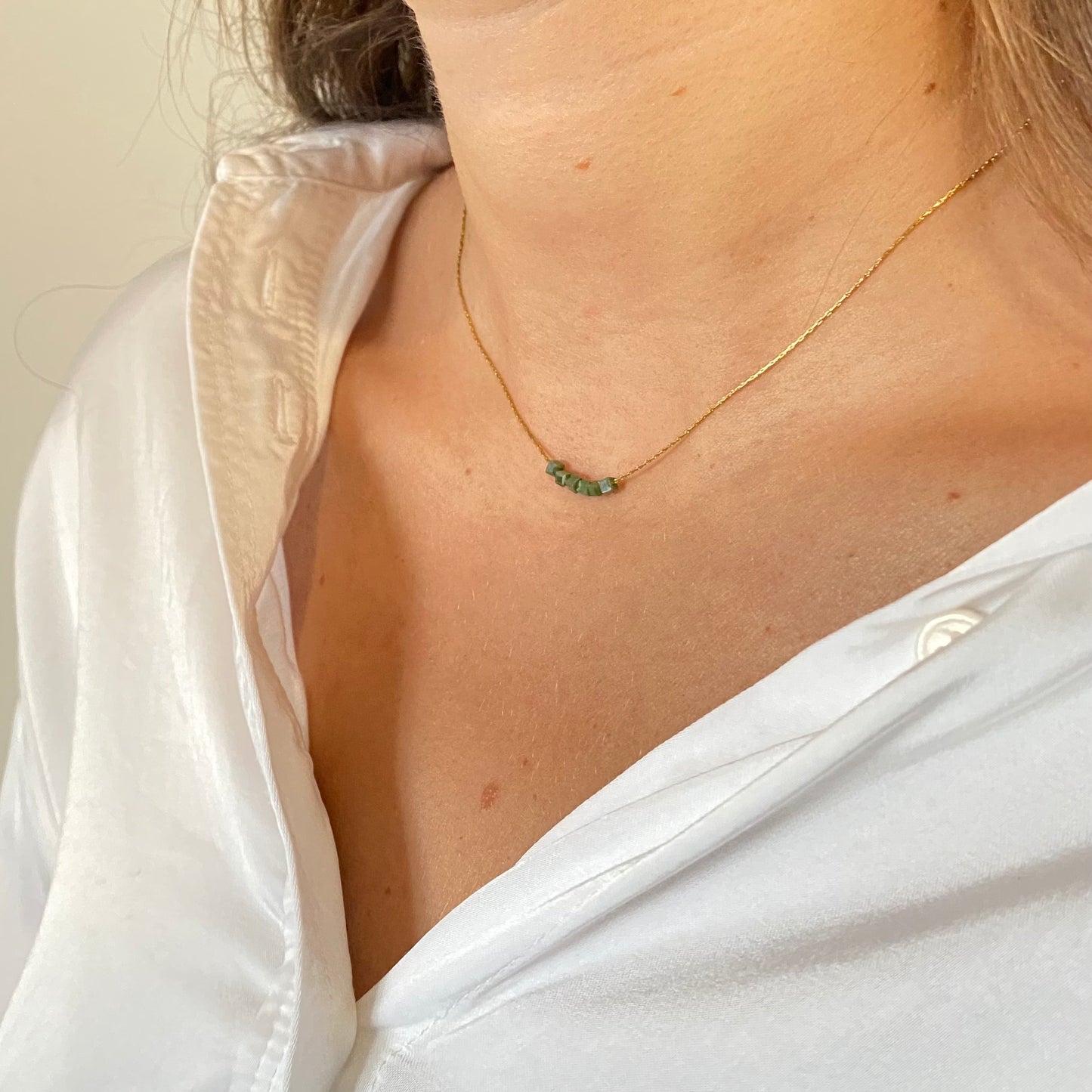 Collier Simply Square vert