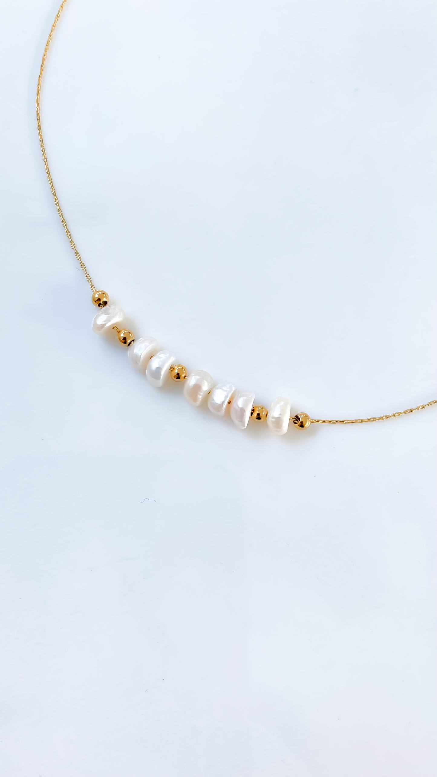 Collier multi pearl