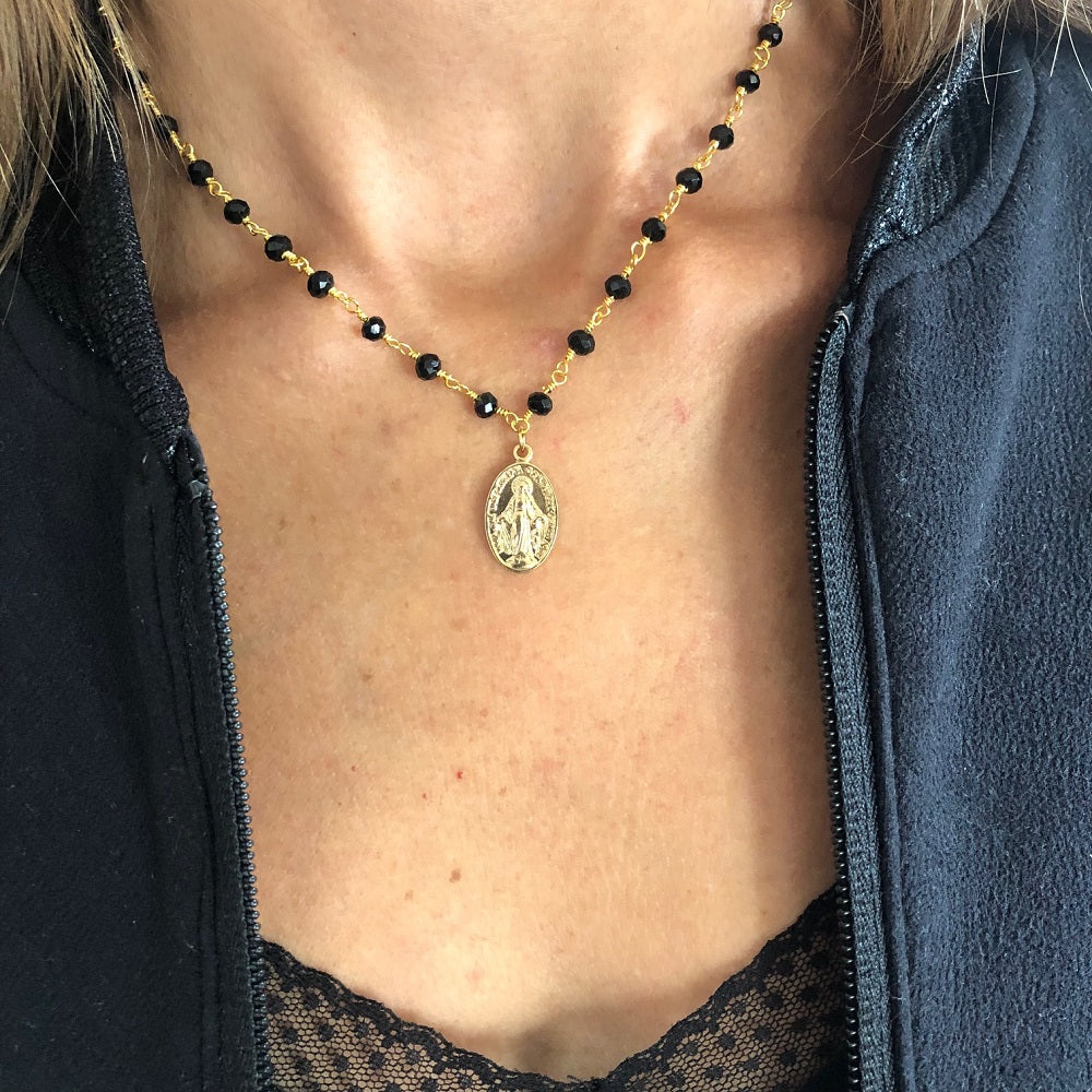 Collier Black Mary