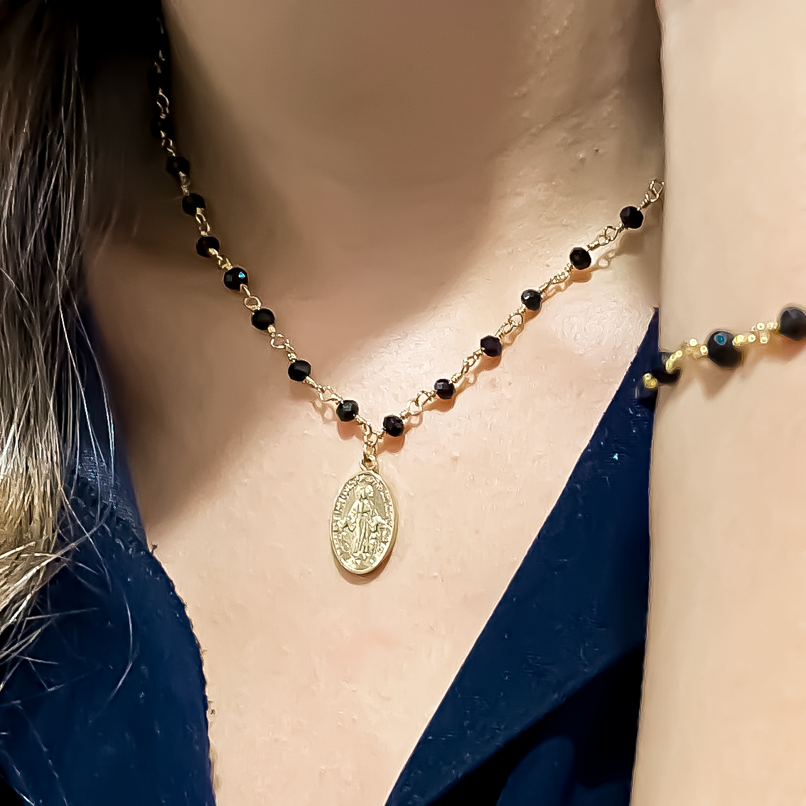 Collier Black Mary