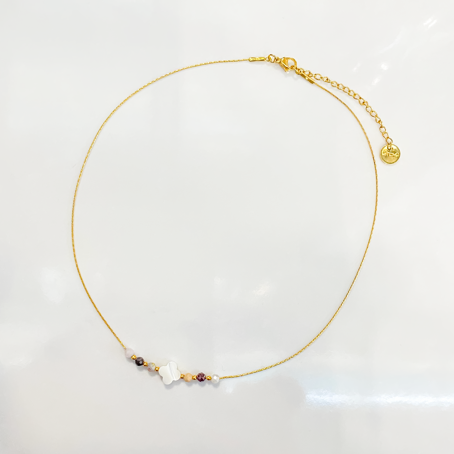 Collier trèfle serpentine Baroque