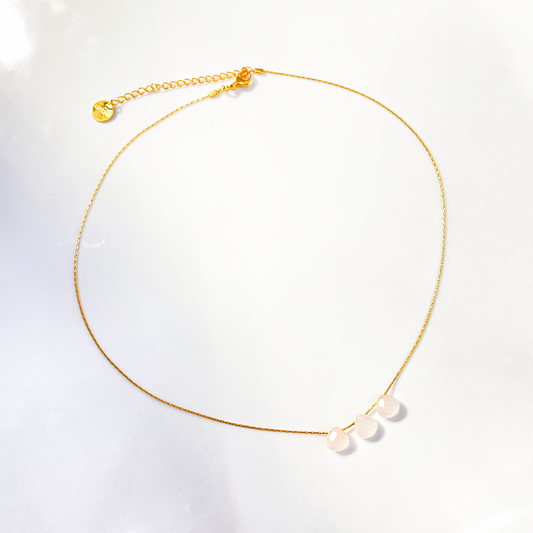 Collier Fresh triple pearl STONE