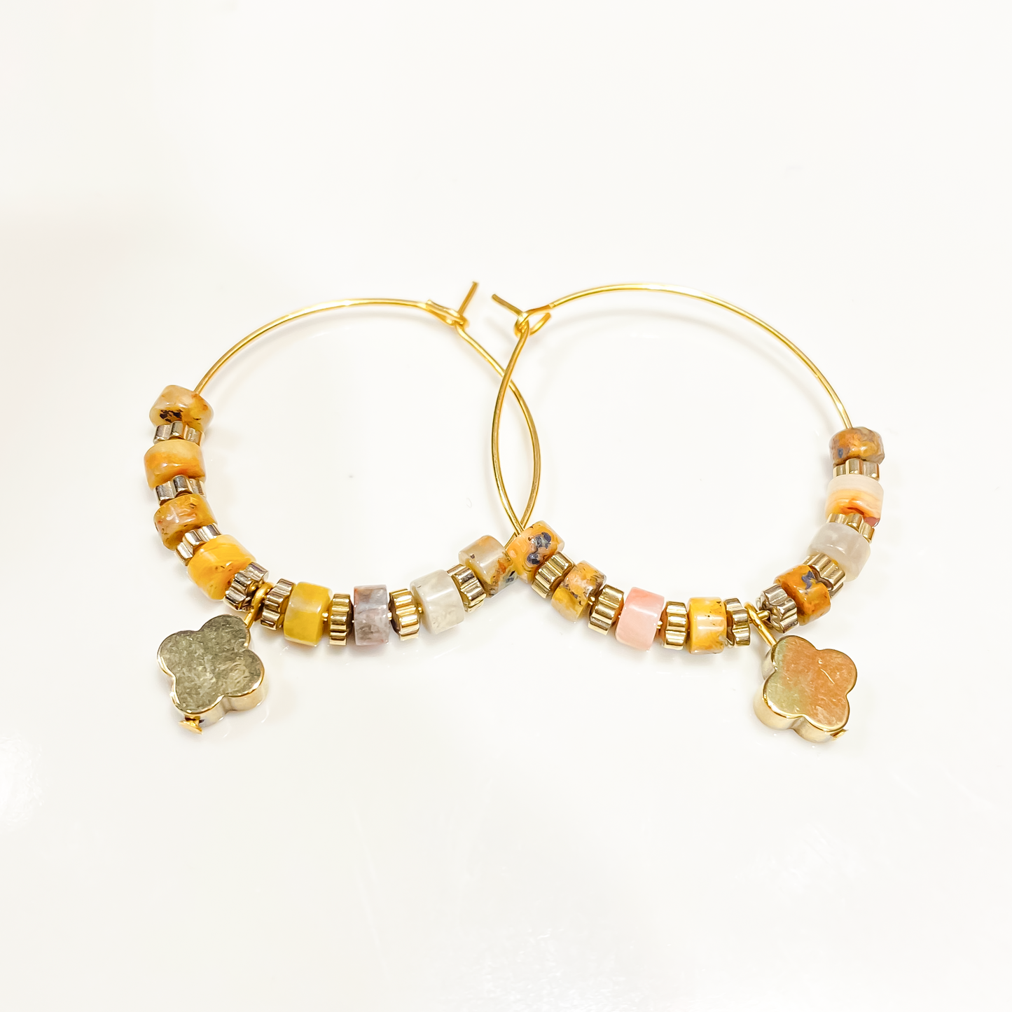 Créoles Agate Beige WILD