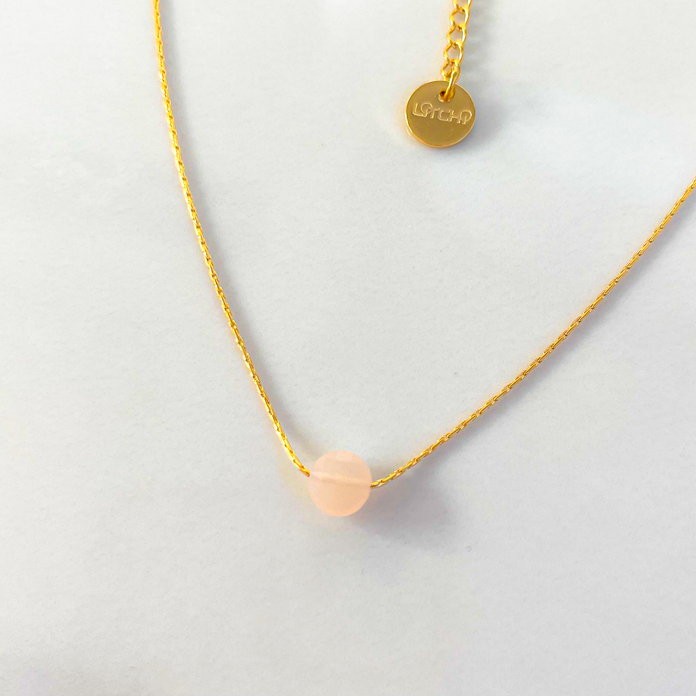 Collier Mini Moon Rose