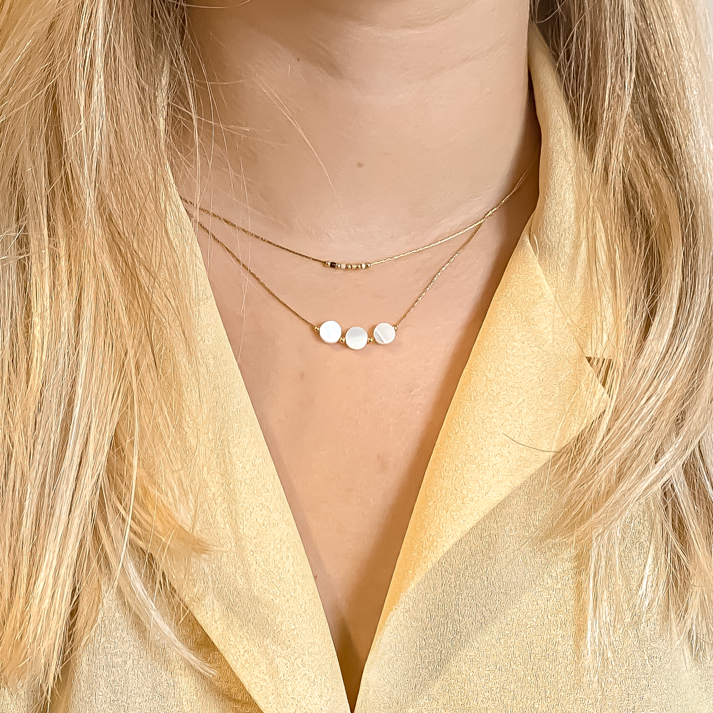 Collier double Moon
