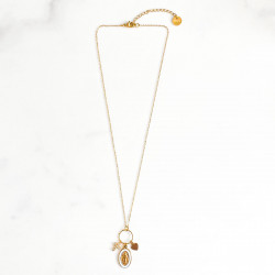 Collier grappe Marie Blanc