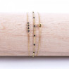 Bracelet triple Anna Noir