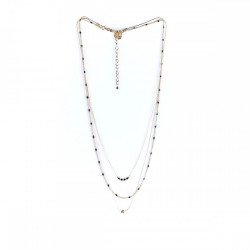 Collier triple Anna Noir