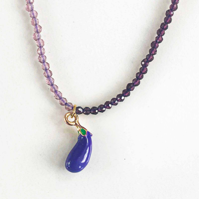 Collier Jackpot Aubergine