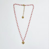 Collier Perolina Coeur Rouge