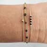 Triple bracelet Anna black