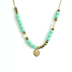Collier Maharani turquoise