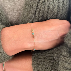 Bracelet Aztèque turquoise