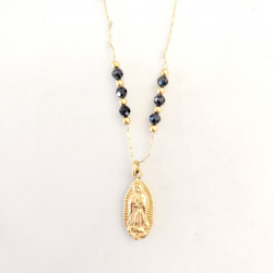 Collier mini Guagalupe noir