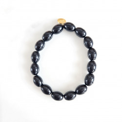 Bracelet élastiqué Jellybeans noir