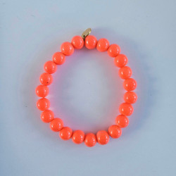 Bracelet élastiqué Jellybeans orange