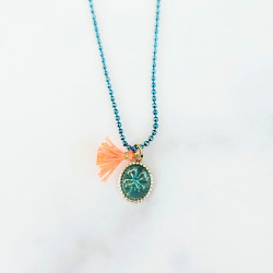 Collier bubble Lucky Trèfle