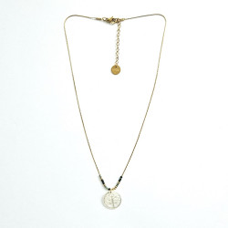 Collier Totem vert Arbre de Vie
