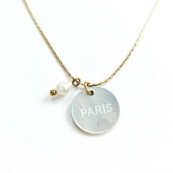 Paris Medal Necklace
