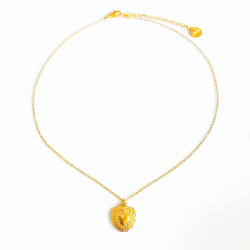 Chaîne pendentif cœur ex-voto