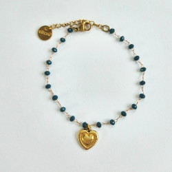 Bracelet Perolina Coeur Pétrole