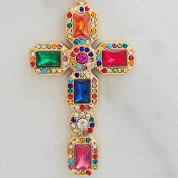 Sautoir croix multi Madonna