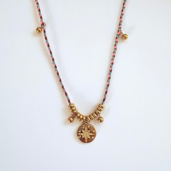 White Compass Rose Necklace