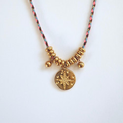 White Compass Rose Necklace