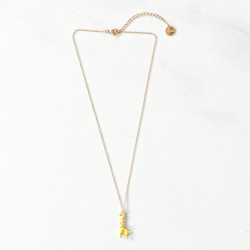 Chaîne pendentif girafe
