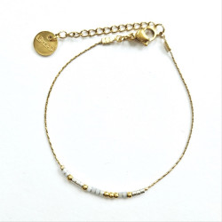 White Totem Bracelet