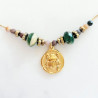 Collier scarabée Maya