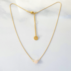 Mini Moon necklace Pink