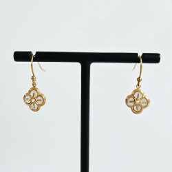 Boucles d'oreilles fleurs Athena