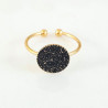 Bague noire Planète