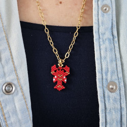 Sea Party Lobster Long Necklace