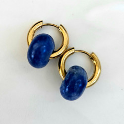 Boucles d'oreilles Froot Loops bleu