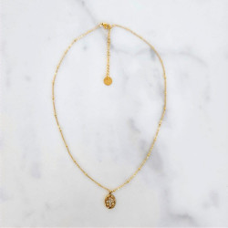 Collier médaillon croix Spirit