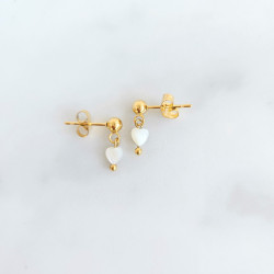 Boucles d'oreilles Mini cœur Spirit