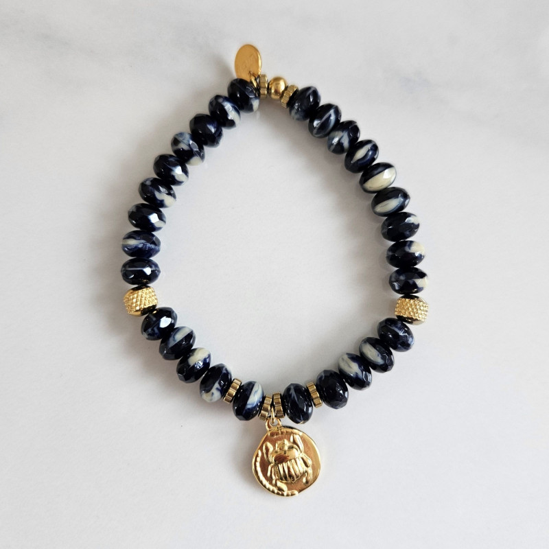 Bracelet scarabée Maya