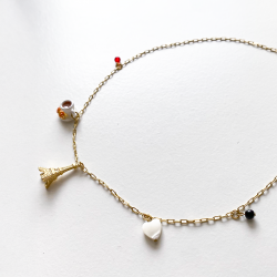 Collier charms Sophie la française