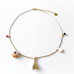 Collier charms Sophie la française