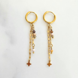 Boucles d'oreilles star Maya