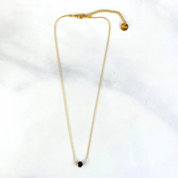 Collier Mini Moon noir