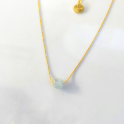 Collier Mini Moon Bleu